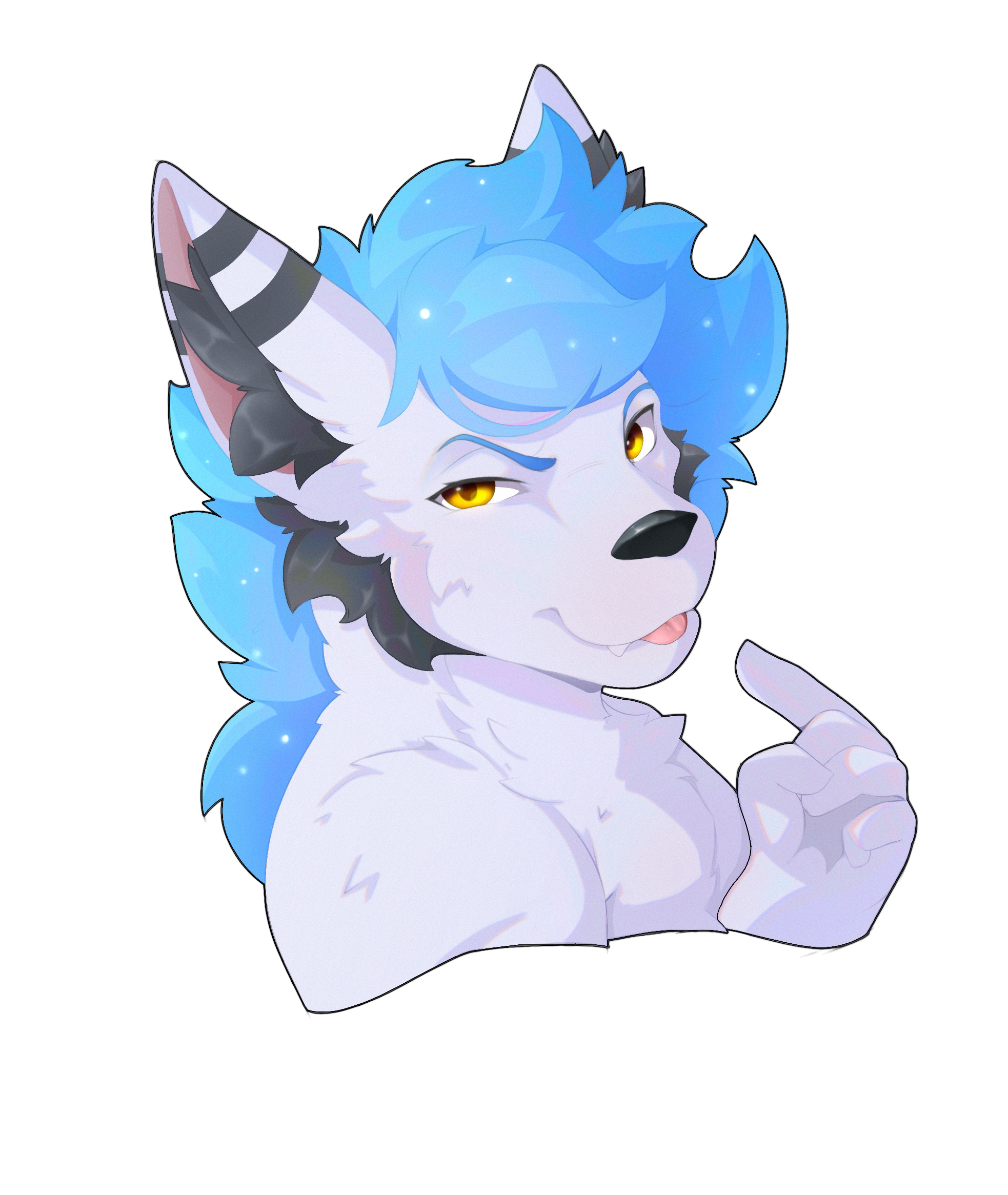 Fluffy portrait